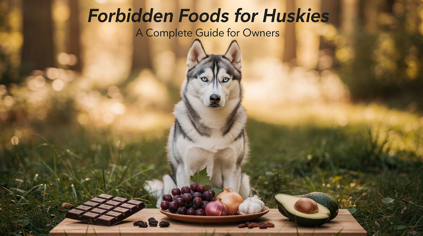 Aliments interdits pour Huskies : guide complet pour propriétaires